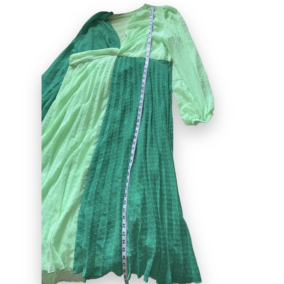 ASOS Mint and Teal Long Sleeve Dress - Picture 4 of 6